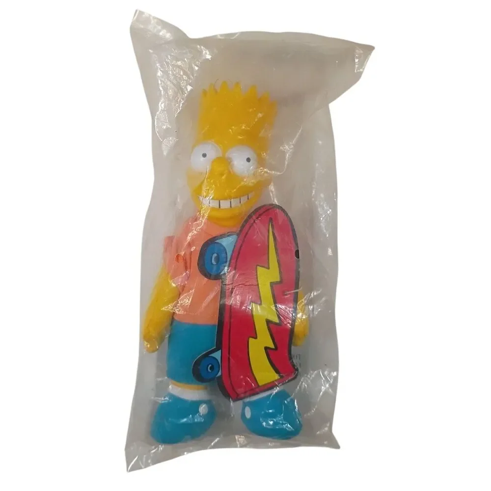 Vintage 1990 Burger King The Simpsons Bart 9” Plush Sealed In Original Package